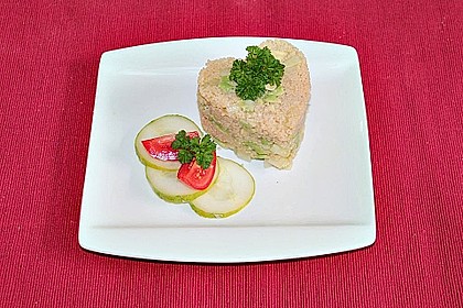 Trio von Couscous, Avocado und Gurke 6