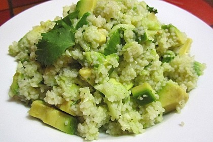 Trio von Couscous, Avocado und Gurke 4
