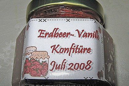 Vanille - Erdbeer - Marmelade 50