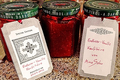 Vanille - Erdbeer - Marmelade 57