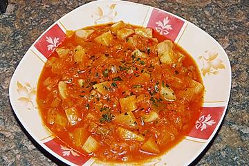 Vegetarische Kürbissuppe