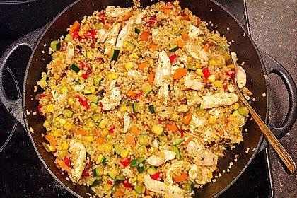 Gemüsepfanne mit Bulgur 16