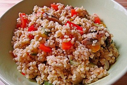 Gemüsepfanne mit Bulgur 17