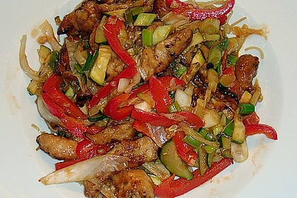 H&auml;hnchenfleisch s&uuml;&szlig; - sauer