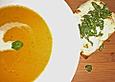 M&ouml;hrchensuppe mit Meerrettich