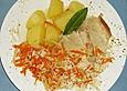 Steirisches Wurzelfleisch mit Safterd&auml;pfeln