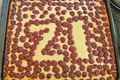 Quarkkuchen vom Blech mit Fr&uuml;chten 4