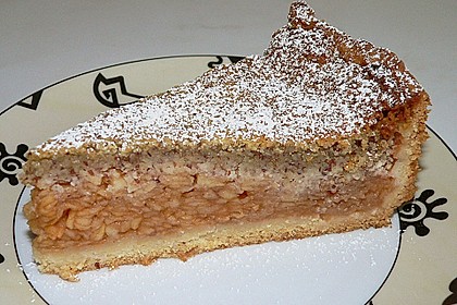 Gedeckter Apfelkuchen