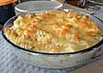 Rigatoni mit Bechamel - Sauce &uuml;berbacken