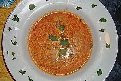 Scharfe Tomaten - Kokos - Suppe 7