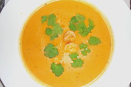 Scharfe Tomaten - Kokos - Suppe