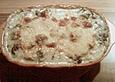 Blattspinat - Hackfleisch - Gratin
