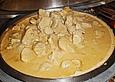 Schweinefilet in Cognac - Peffer - Sauce mit Kartoffelpl&auml;tzchen