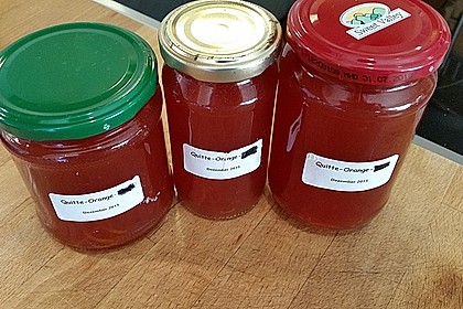 Quitten - Orangen - Marmelade 6