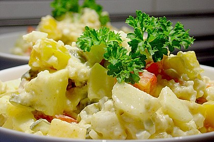 Curry - Reis - Salat