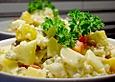Curry - Reis - Salat