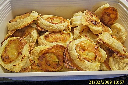 Bl&auml;tterteig - Schnecken 10