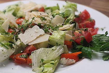 Bunter Sommersalat mit K&auml;se und Ei 13