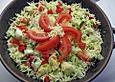 Bunter Sommersalat mit K&auml;se und Ei