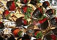 Erdbeeren im Schokomantel