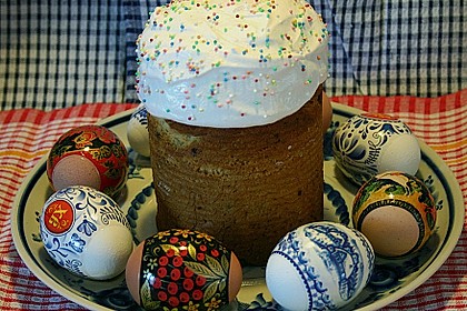 Echter Kulitsch - traditionelles russisches Ostergebäck