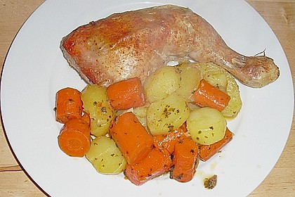 H&auml;hnchen im Bratschlauch