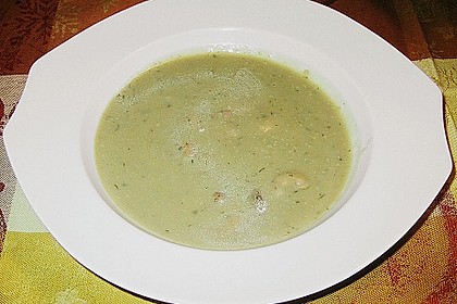 Avocado - Garnelen - Suppe