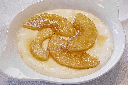 Quarkcreme mit Calvados - &Auml;pfeln