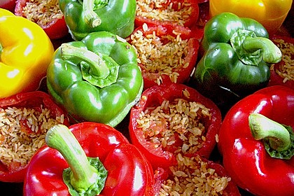 Gef&uuml;llte Tomaten & Paprika 1