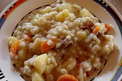 Rheinische Gerstensuppe