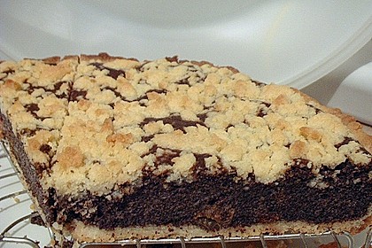 Mohnkuchen mit Streuseln