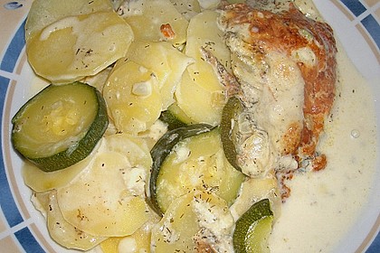 Kartoffel - Zucchini - Gratin 2