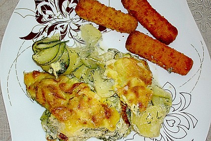 Kartoffel - Zucchini - Gratin 5