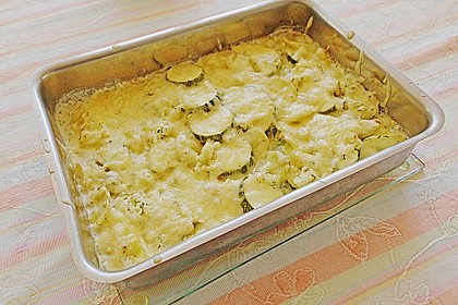 Kartoffel - Zucchini - Gratin 6