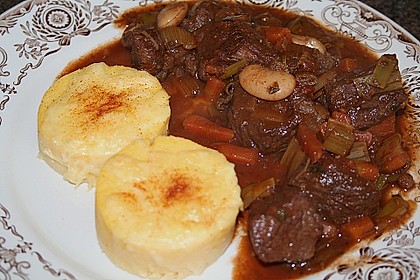 Rinderragout mit Schokolade und wei&szlig;en Bohnen 2