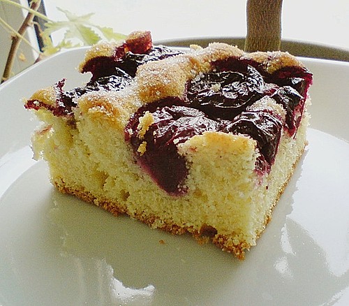 Blechkuchen mit Obst (Rezept mit Bild) von ZauberhafteElfenfee ...