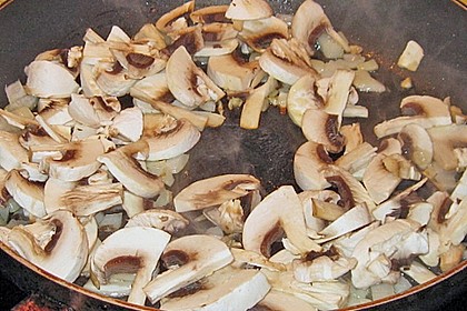 Champignon - Pfanne mit Schinken und Nudeln 1