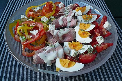 Roastbeef - K&auml;sesalat