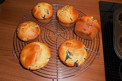 Buttermilch - Blaubeer - Muffins 2