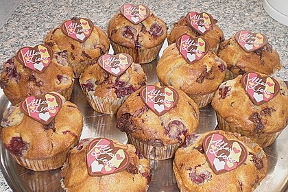 Schoko - Kirsch - Muffins 4