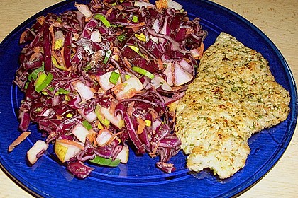 Birnen - Rotkohl Salat 3