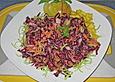 Birnen - Rotkohl Salat
