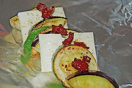 Auberginen-Zucchini-Fetapäckchen 12