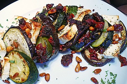 Auberginen-Zucchini-Fetapäckchen 9