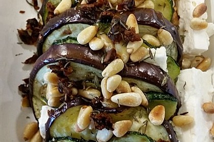 Auberginen-Zucchini-Fetapäckchen 10