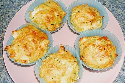 Zucchini - Feta - Muffins 1
