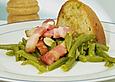 Schnittbohnen mit Speck