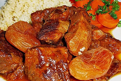 Tagine (Tajine) mit Lamm und Quitten 1