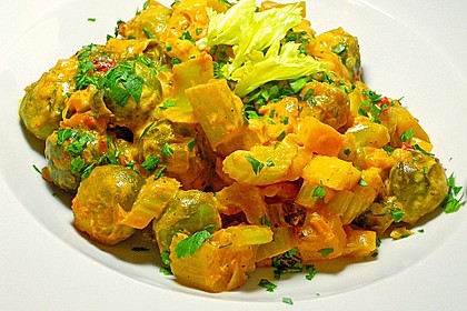 Rosenkohl-Curry 1