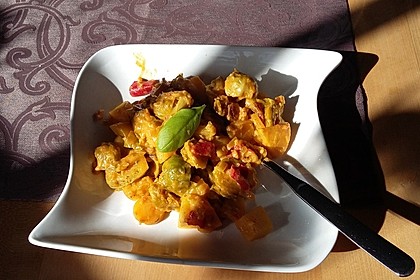Rosenkohl-Curry 3